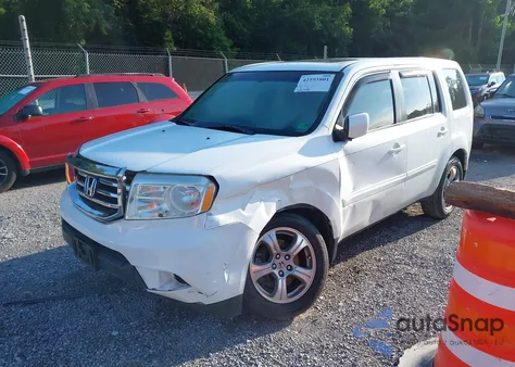 2012 Honda Pilot Ex-L z USA, uszkodzony, nr VIN 5FNYF4H59CB075391